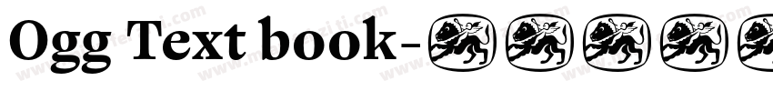 Ogg Text book字体转换
